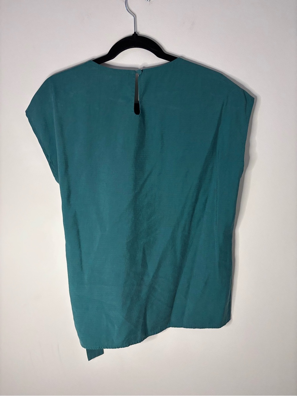 Club Monaco Teal Side-Tie Cap Sleeve Top - Picture 5 of 5